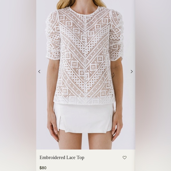 Endless Rose Embroidered Lace Top - Picture 3 of 10